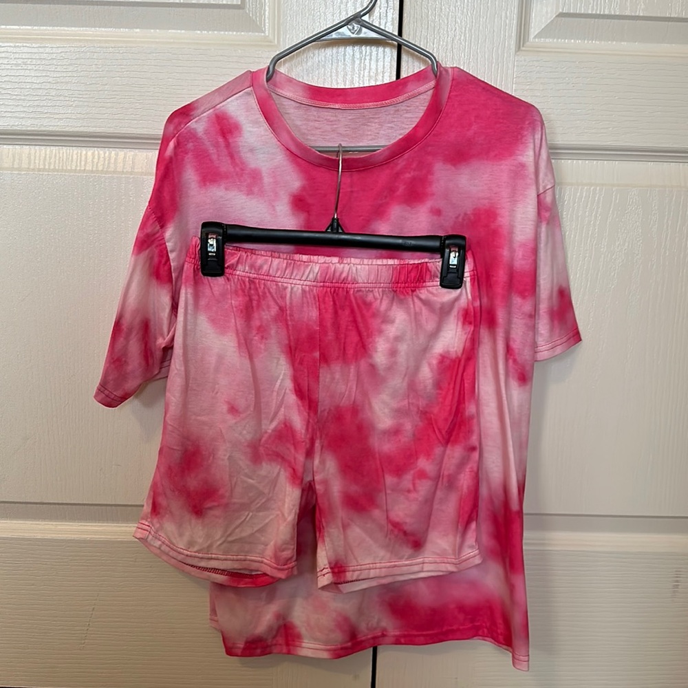 Pink Tye Die Lounge Set